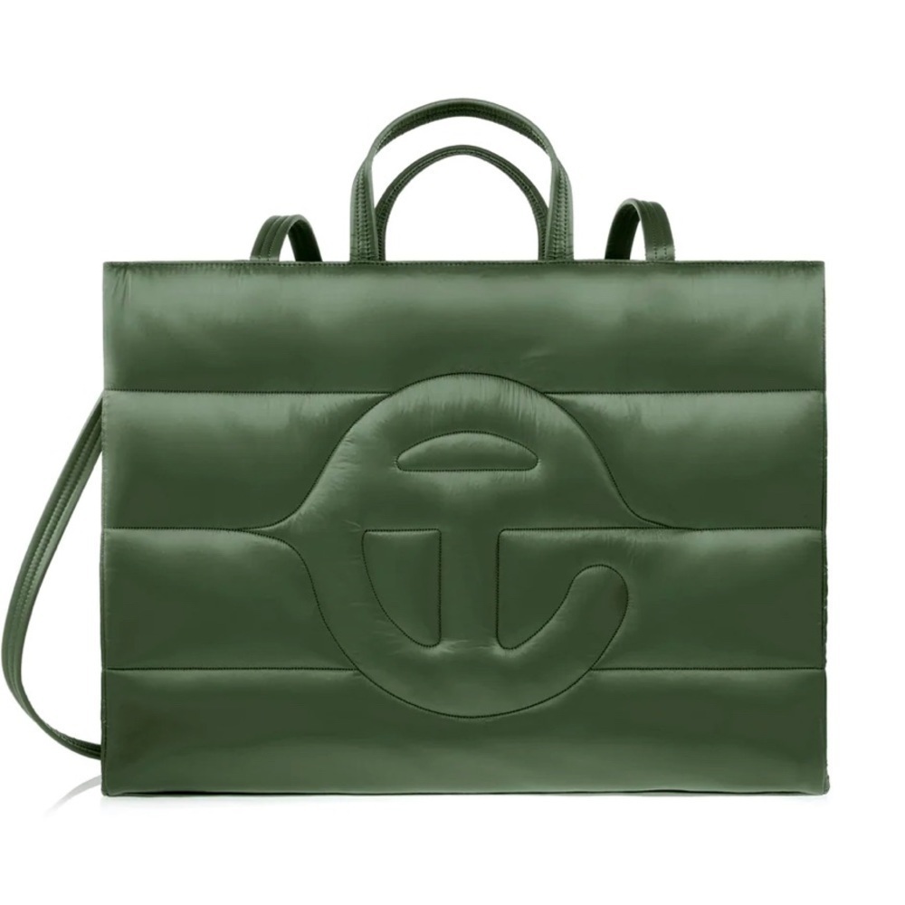 Telfar Large hunter green puffer